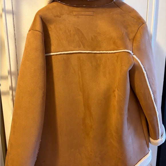 ZARA- double-faced Coat with Cream Lining - Picture 3 of 3
